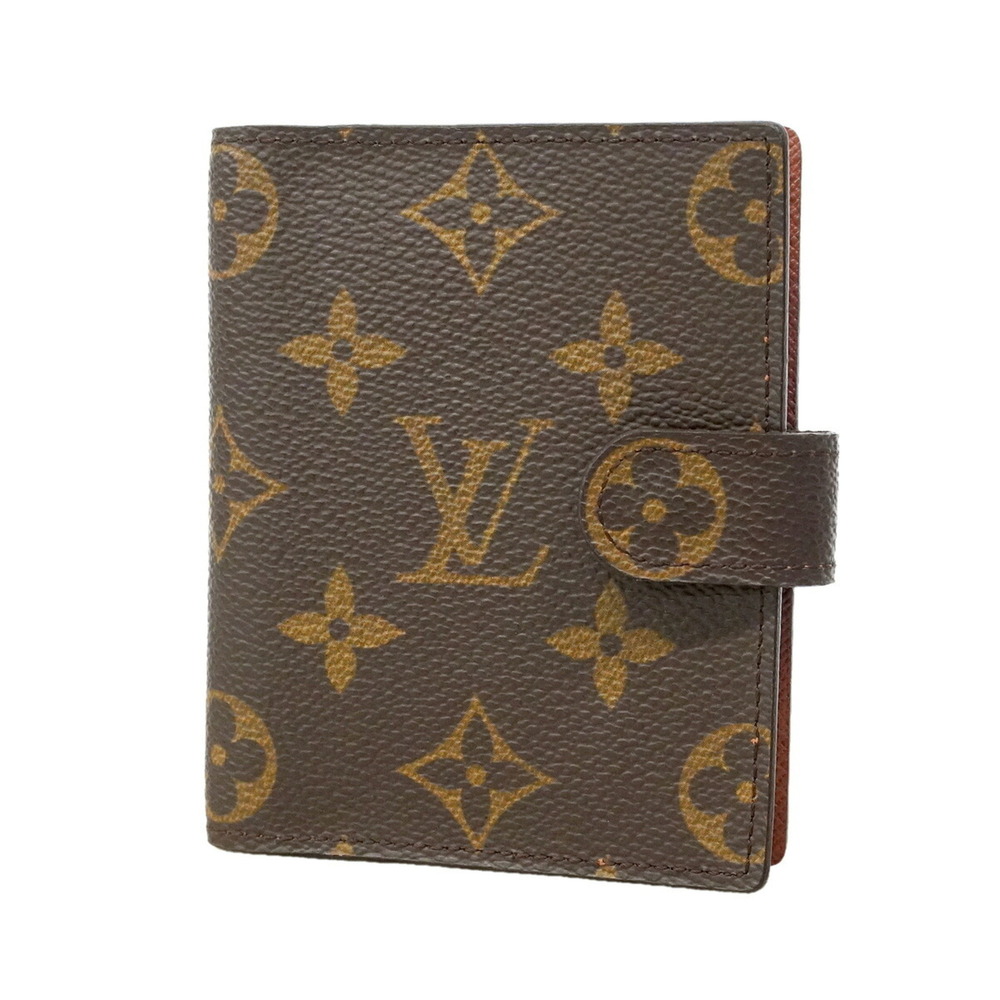 Louis Vuitton Monogram Agenda Mini Business Card Holder/Card Case R20007 Brow...
